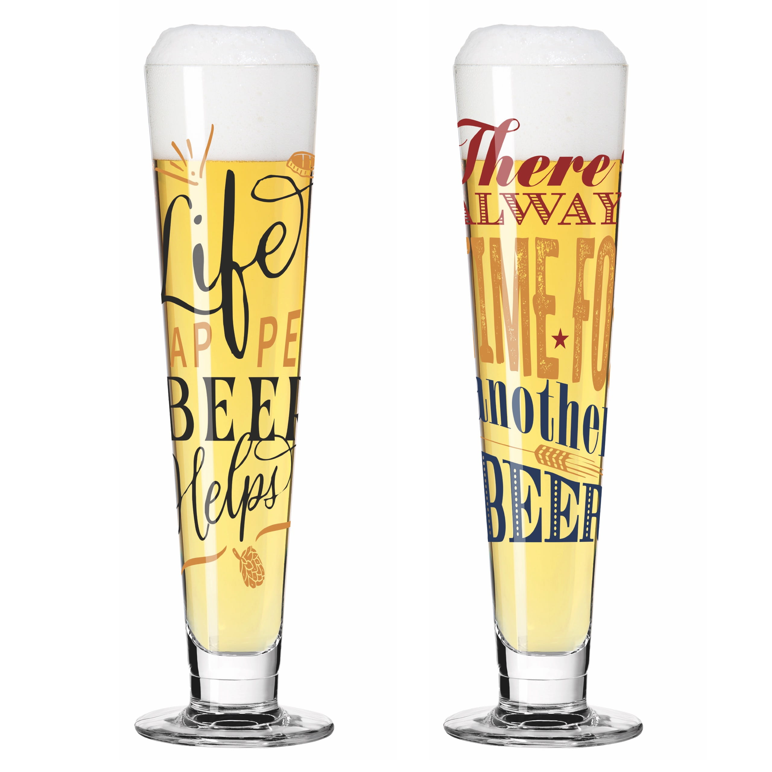 6271002 HELDENFEST BEER GLASS SET F25 BY SONJA EIKLER, THERESA KUHLMANN