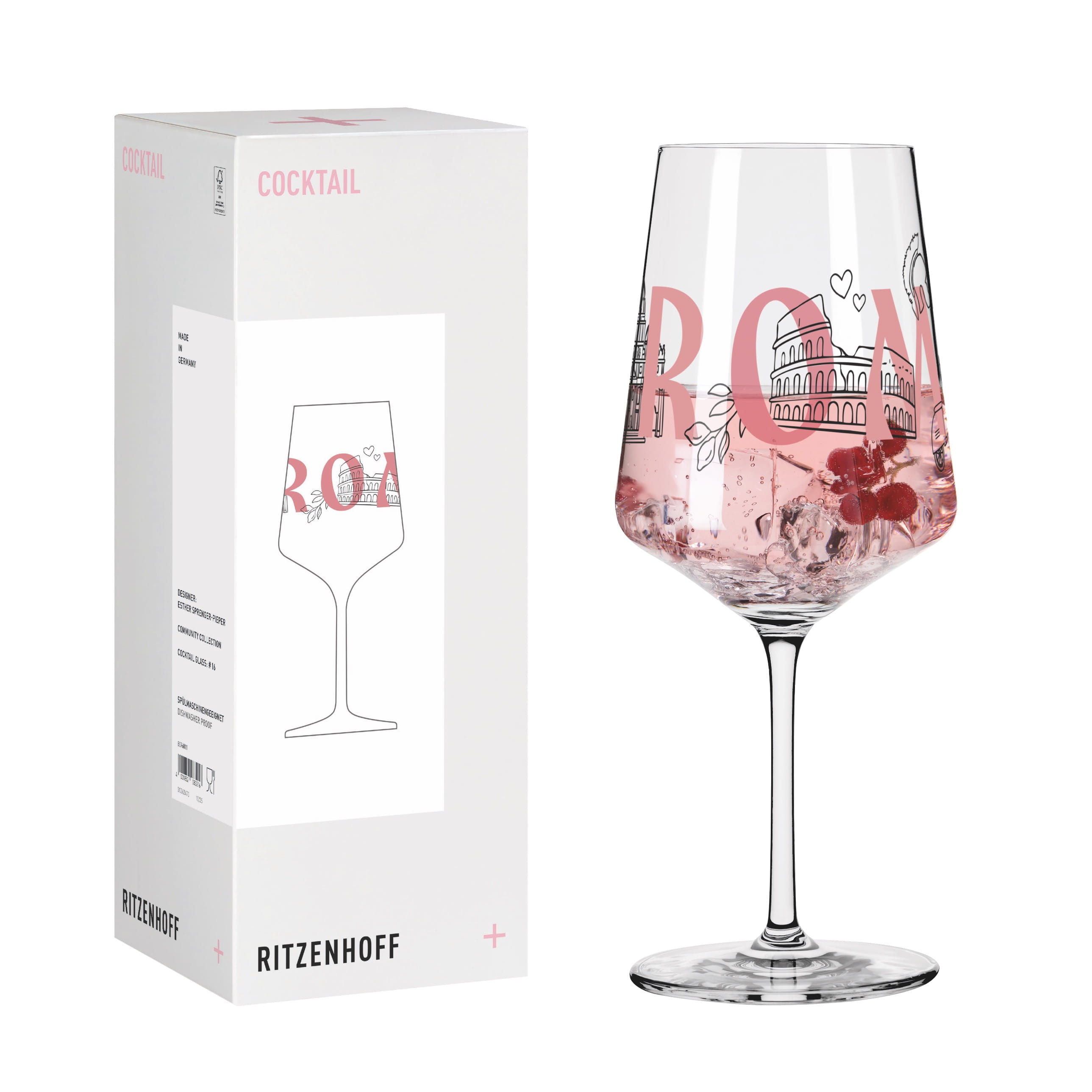 EXPLORATEUR VERRE À COCKTAIL #16 PAR ESTHER SPRENGER-PIEPER