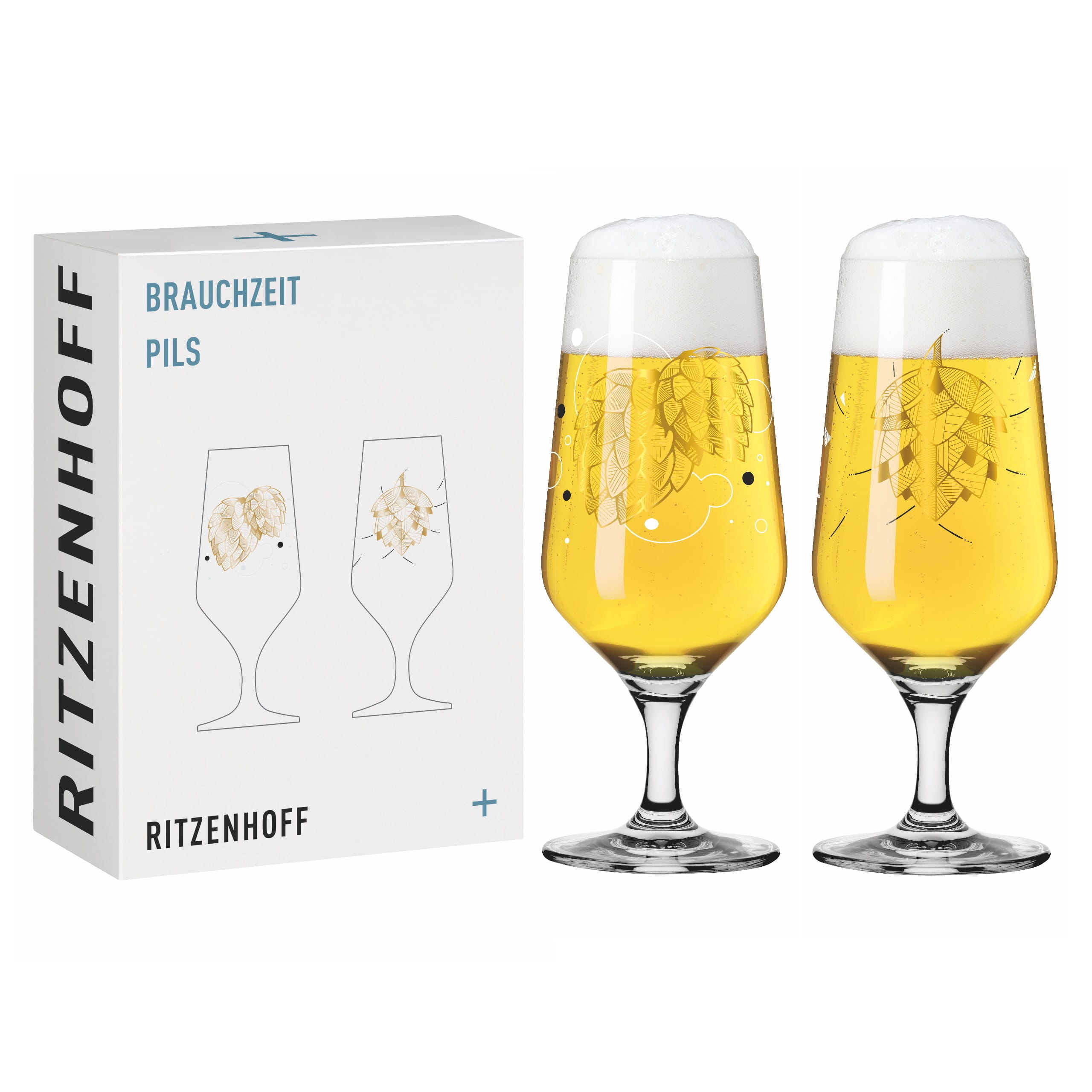 3471001 SET DE VERRES À BIÈRE BRAUCHZEIT #1, #2 PAR ANDREAS PREIS