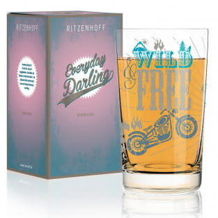 Everyday Darling Soft Drink Glass by Petra Mohr (Be free)