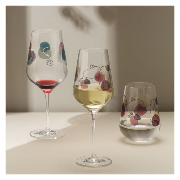 SOMMERWENDTRAUM WHITE WINE GLASS SET #2 BY ROMI BOHNENBERG