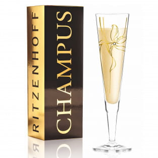 Champus Champagnerglas von Malika Novi