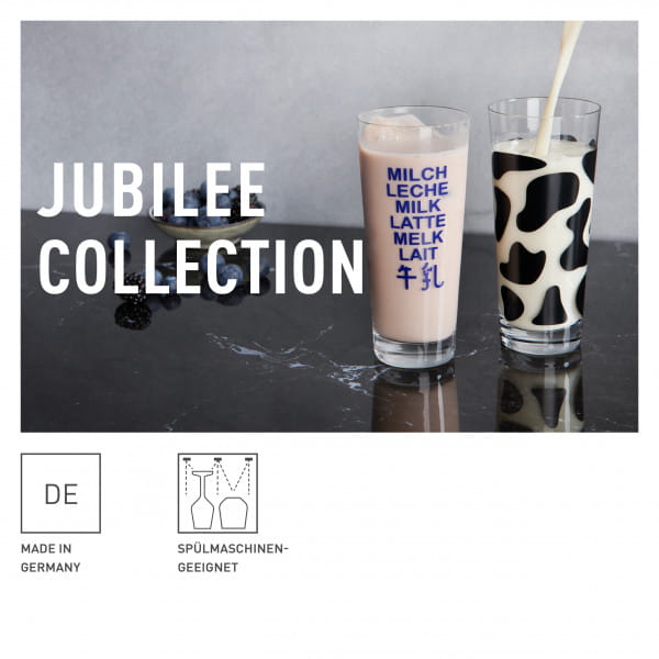 JUBILEE COLLECTION MILK GLASS SET #1 BY SIEGER DESIGN, JASPER MORRISON