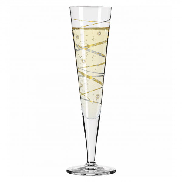 Champus Celebration Glass 2021 mit echten Swarovski-Steinen