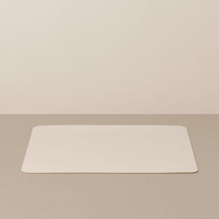Tray insert / placemat L, square, in sand / stone