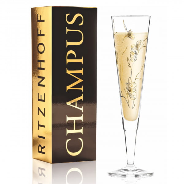 Champus Champagnerglas von Marvin Benzoni (Windflowers)