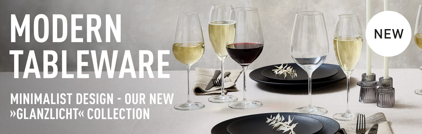 Modern tableware - Our new Glanzlicht collection