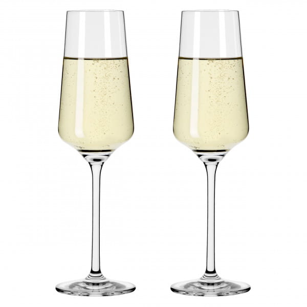 LICHTWEISS JULIE CHAMPAGNE GLASS SET #1 BY NADINE NIGGEMEIER