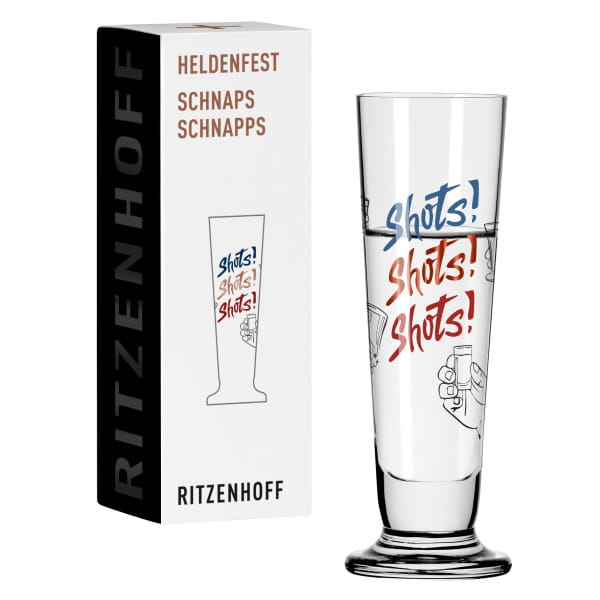 HELDENFEST SCHNAPSGLAS #16 VON ESTHER SPRENGER-PIEPER