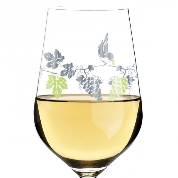 White White Wine Glass by Concetta Lorenzo