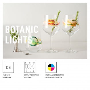 BOTANIC LIGHTS GIN GLASS SET #1 BY HEIKE ZUSCHKE
