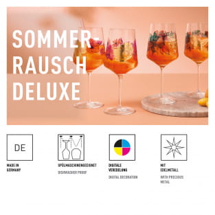 SOMMERRAUSCH DELUXE APERITIFGLAS-SET #21, #22 VON JORDAN KAY