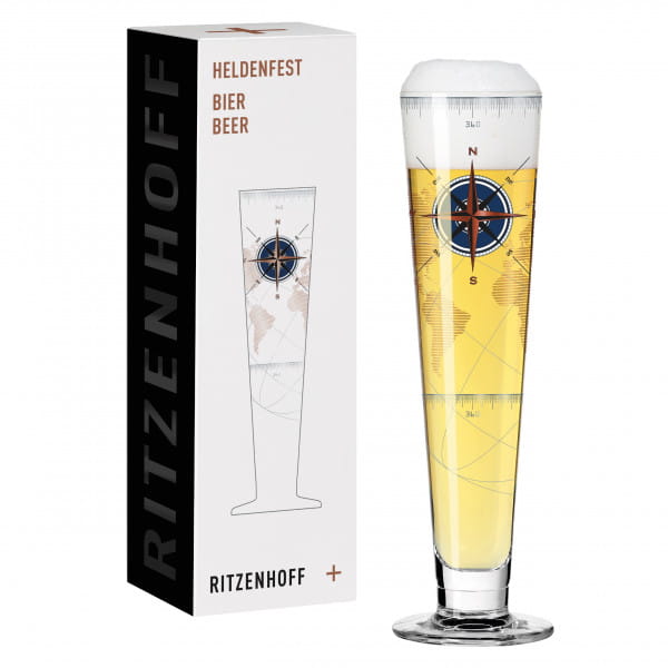 HELDENFEST BEER GLASS #4 BY IRIS INTERTHAL