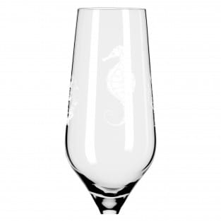 OCEANSIDE CHAMPAGNER GLASS SET #1 BY ROMI BOHNENBERG