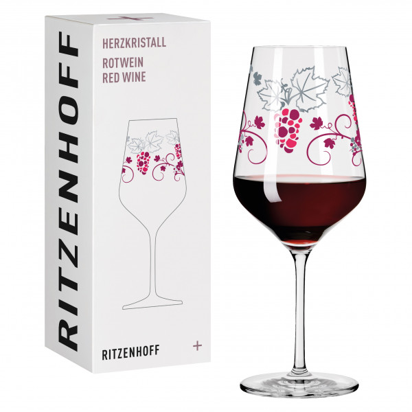 HERZKRISTALL RED WINE GLASS #4 BY SHINOBU ITO