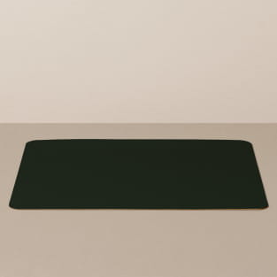 Tray insert / placemat XL, square, in black / yellow
