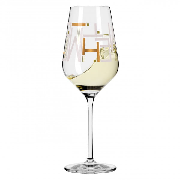 HERZKRISTALL WHITE WINE GLASS #10 BY CHRISTINE KORDES