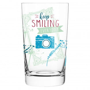 Everyday Darling Soft Drink Glass by Claudia Schultes