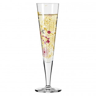 GOLDNACHT CHAMPAGNE GLASS SET #23 BY KATHRIN STOCKEBRAND