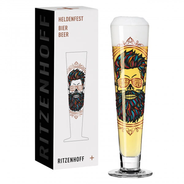 HELDENFEST BEER GLASS #3 BY SANTIAGO SEVILLANO