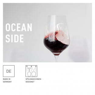 OCEANSIDE CHAMPAGNER GLASS SET #1 BY ROMI BOHNENBERG