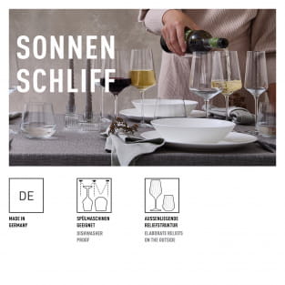 SONNENSCHLIFF ROTWEINGLAS-SET #1 VON RITZENHOFF DESIGN TEAM