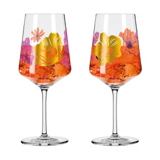 SOMMERRAUSCH DELUXE APERITIFGLAS-SET #21, #22 VON JORDAN KAY