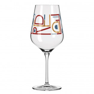 HERZKRISTALL RED WINE GLASS #10 BY CHRISTINE KORDES