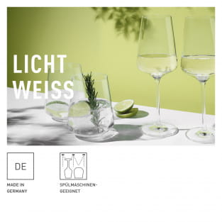 LICHTWEISS JULIE WINE AND WATER GLASS SET H24 BY NADINE NIGGEMEIER, RITZENHOFF DESIGN TEAM