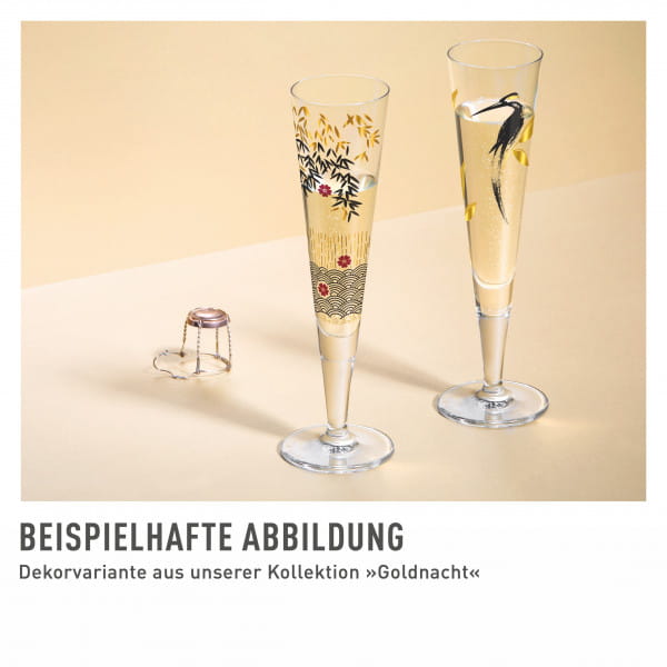GOLDNACHT CHAMPAGNE GLASS SET #24 BY KATHRIN STOCKEBRAND