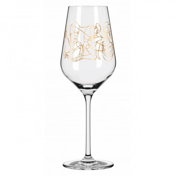 SAGENGOLD WHITE WINE GLASS SET #1 BY BURKHARD NEIE