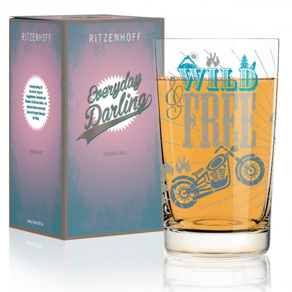 Everyday Darling Soft Drink Glass by Petra Mohr (Be free)