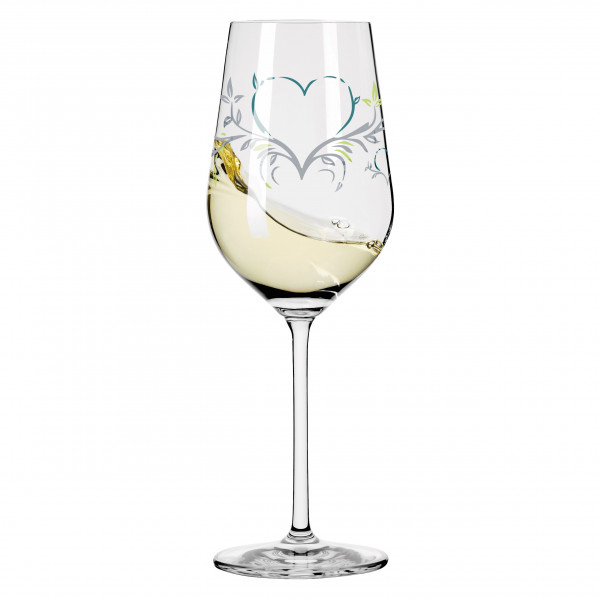 HERZKRISTALL WHITE WINE GLASS #1 BY DORIAN KURZ