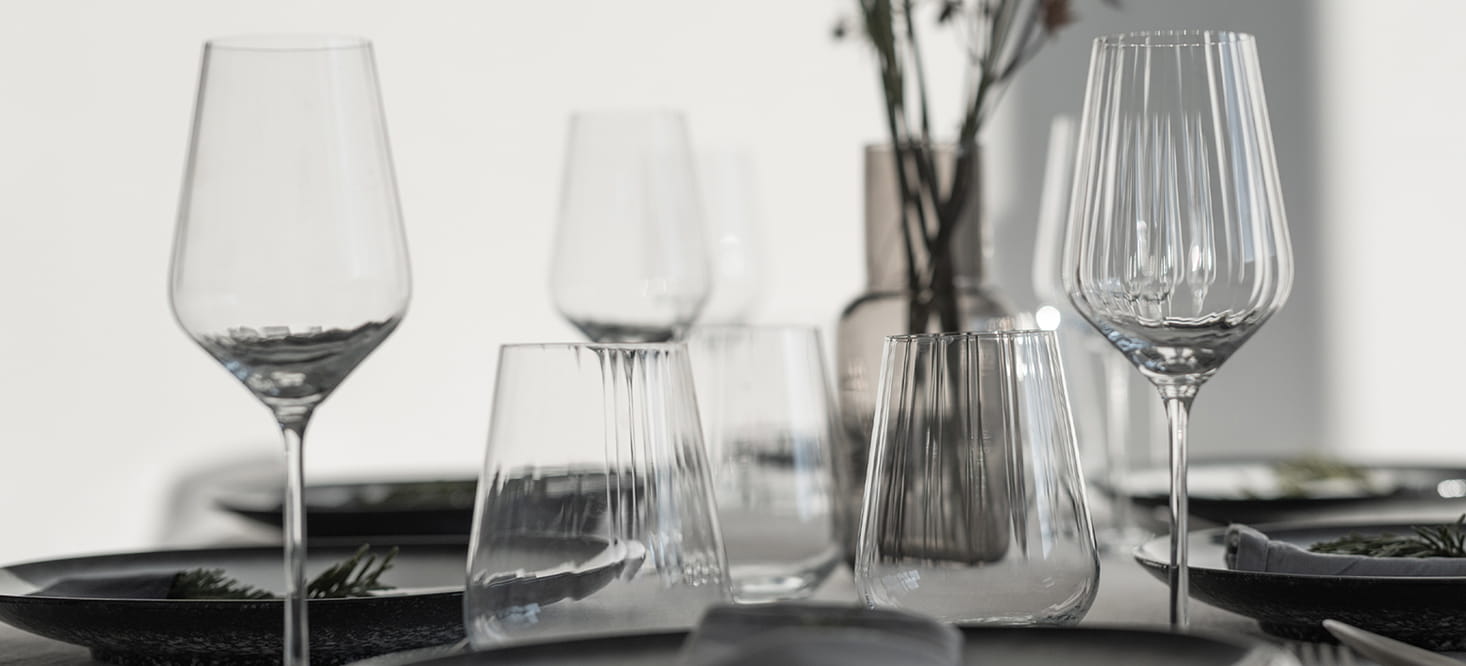 Sternschliff: Champagne, Gin, Water + Wine Glass-Set