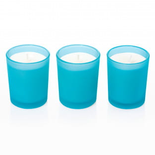 Modern scented candle set of 3, Spa Harmony