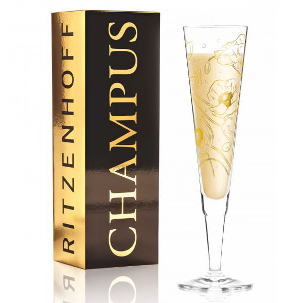 Champus Champagnerglas von Shari Warren
