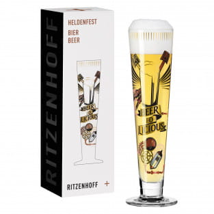 HELDENFEST BEER GLASS #6 BY WERNER BOHR