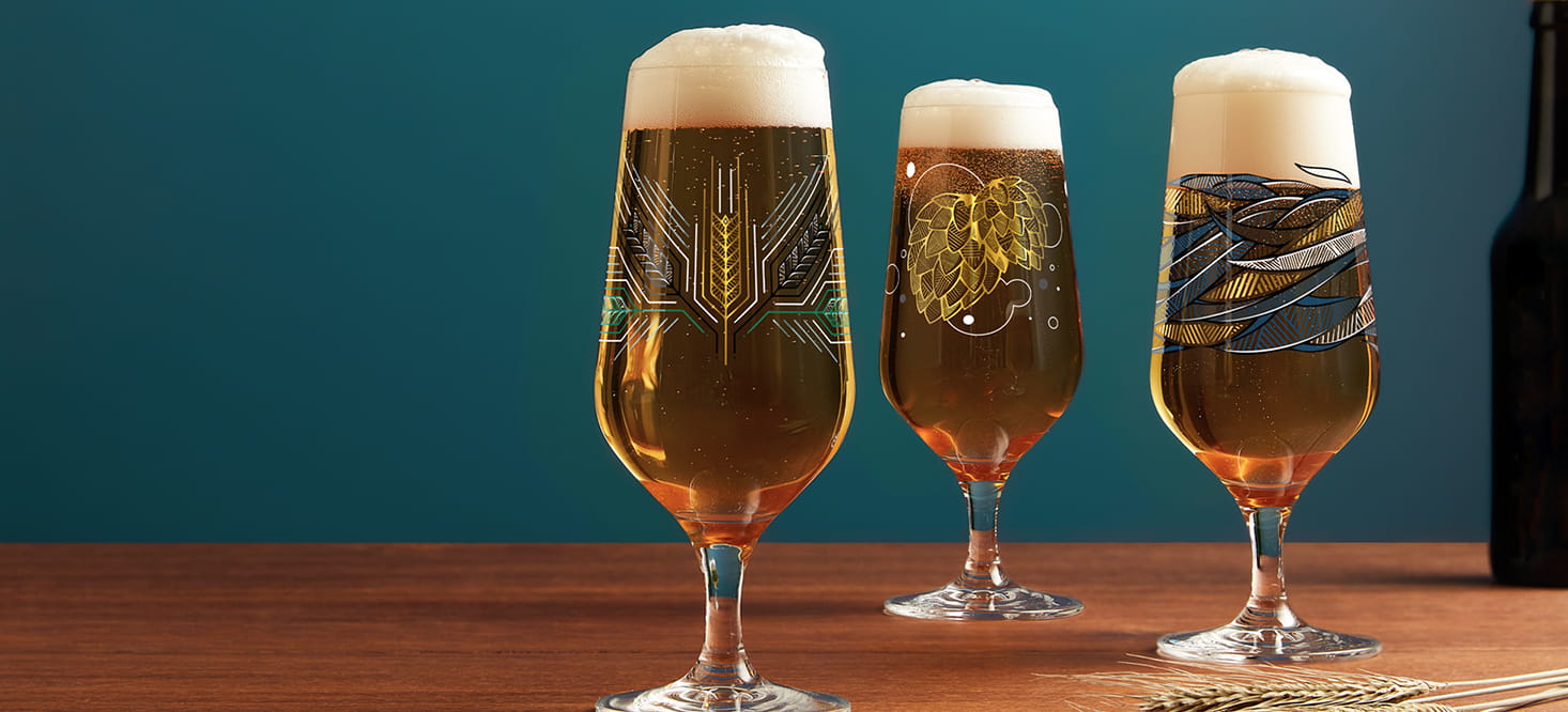 Brauchzeit: Beer + Wheat Beer Glass-Set