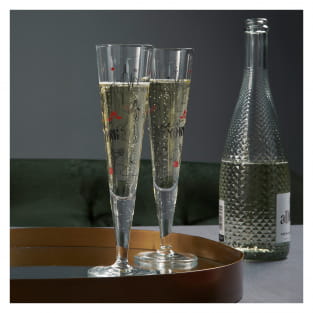 CHAMPUS NEW YORK EDITION CHAMPAGNERGLAS H24 VON THERESA KUHLMANN