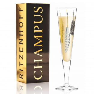 Champus Champagnerglas von Kathrin Stockebrand