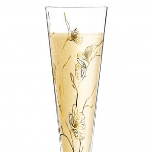 Champus Champagne Glass by Marvin Benzoni (Windflowers)