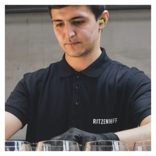 RITZENHOFF POLOSHIRT SCHWARZ