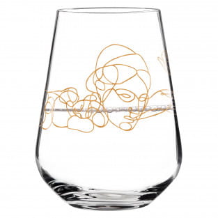Wein-Ensemble Wasserglas-Set von Burkhard Neie (Dionysos &amp; Pan | Zeus &amp; Semele)