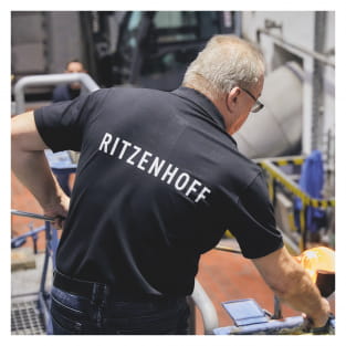 RITZENHOFF POLOSHIRT SCHWARZ