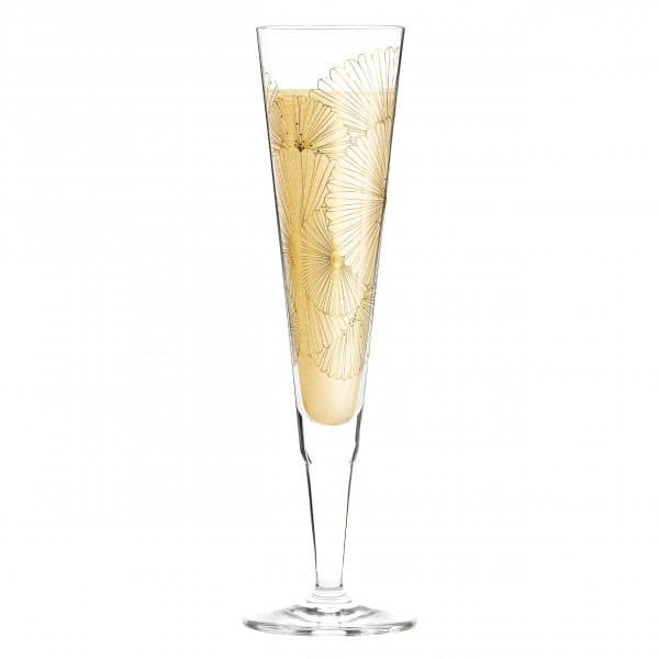 Champus Champagne Glass by Lenka Kühnertová (Golden Fans)