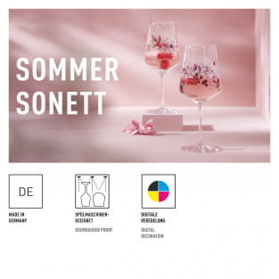 SOMMERSONETT APERITIFGLAS-SET F25 VON SONJA EIKLER