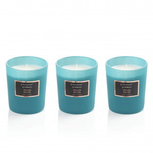 Selection scented candle set of 3, French Riviera