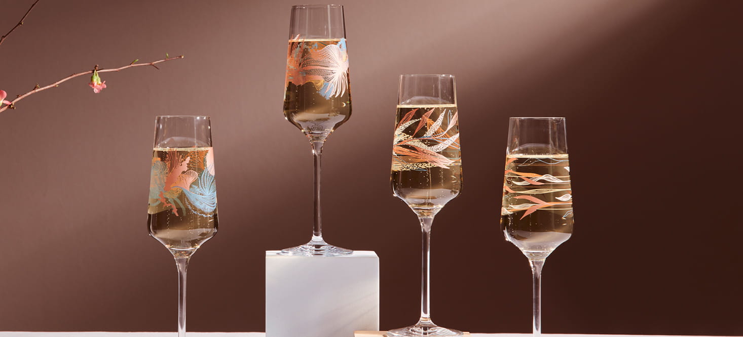 Sparkle: Prosecco- + Wasserglas