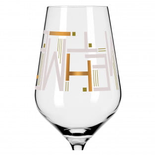 HERZKRISTALL WHITE WINE GLASS #10 BY CHRISTINE KORDES