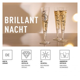 BRILLANTNACHT CHAMPAGNERGLAS 2025 VON ANA VASCONCELOS